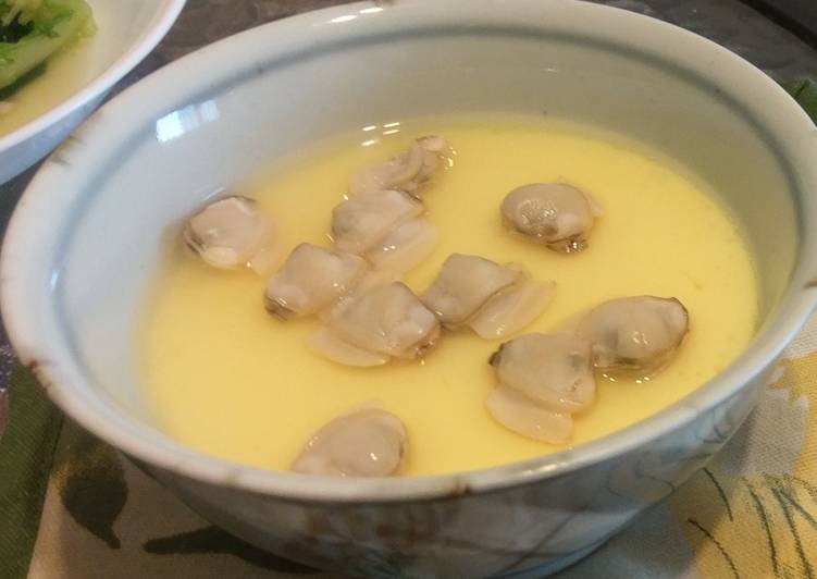 Recipe of Super Quick Homemade Clam Steamed Egg 蛤蜊蒸蛋