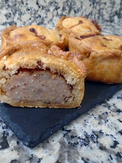 Una foto de Pork pies o pasteles de cerdo