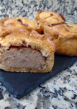 Una foto de Pork pies o pasteles de cerdo