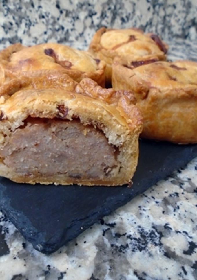 Una foto de Pork pies o pasteles de cerdo