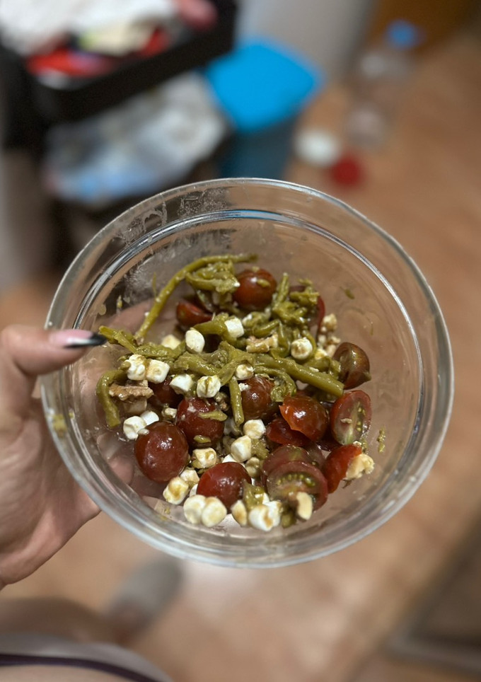 Una foto de Ensalada de espárragos en conserva