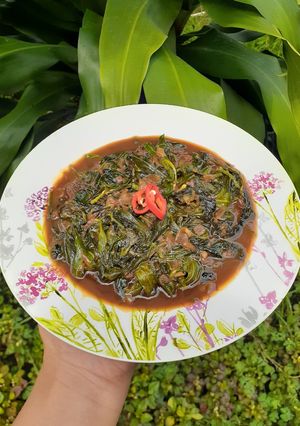 Foto resep Cah daun ginseng jawa (menu busui #13)