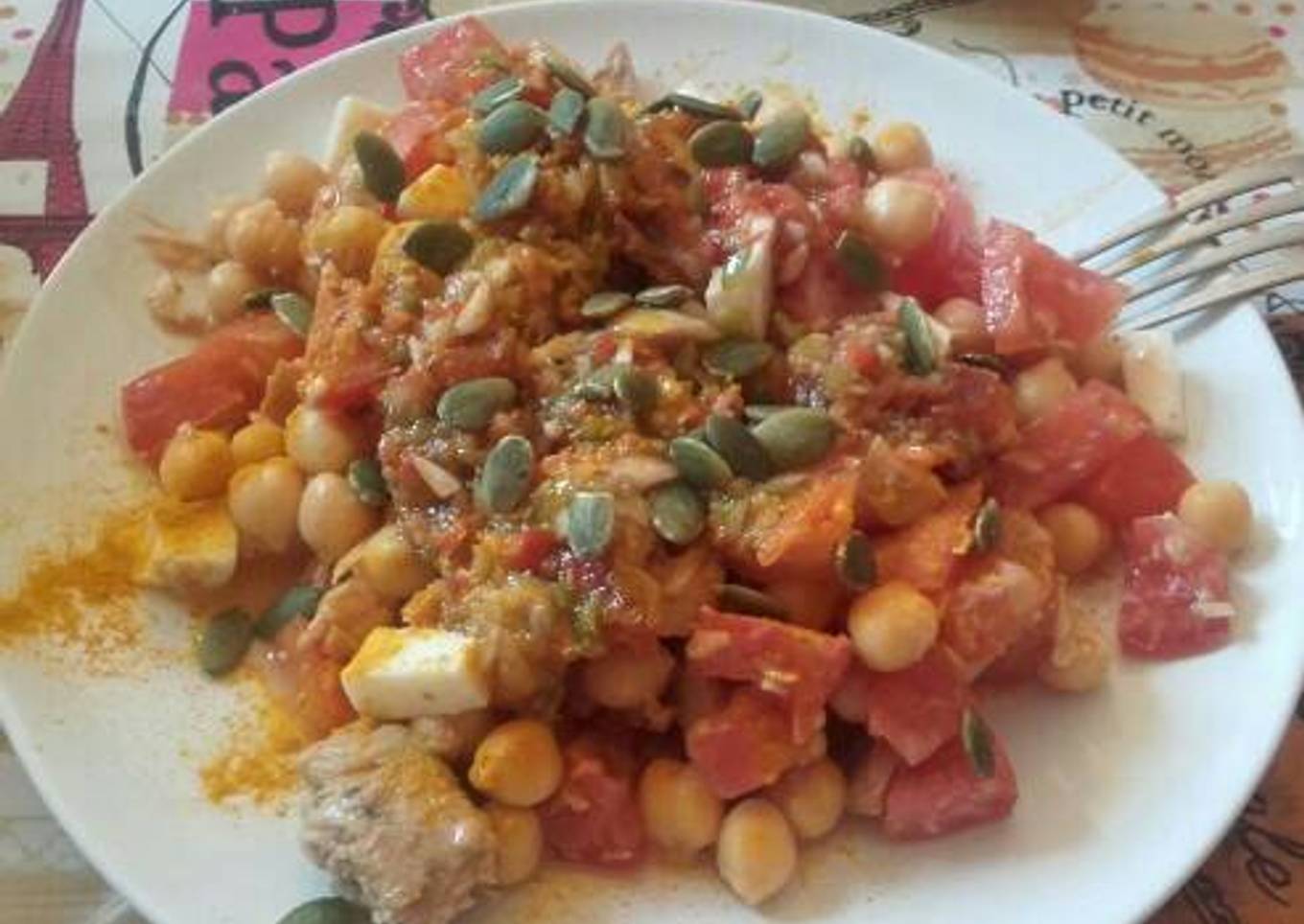 Ensalada de garbanzos