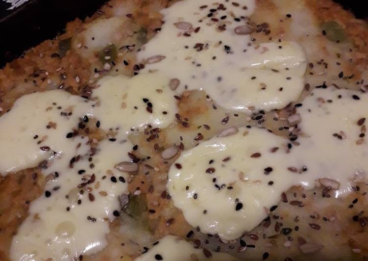 Pastel de papa con soja texturizada
