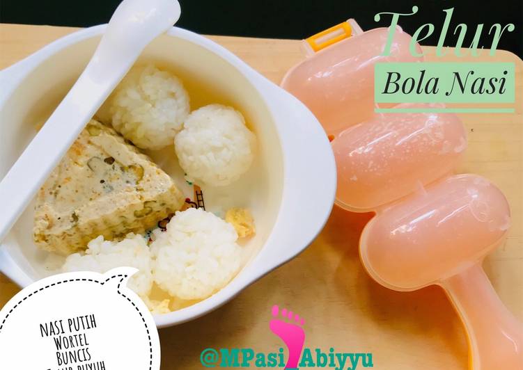 Pepes telur bola nasi