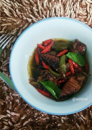 Foto resep Tongkol kecap daun jeruk