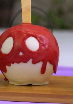 Foto de Maçã do Amor de Chocolate de Halloween