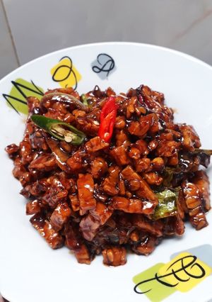 Foto resep Tempe Orek Manis Pedas