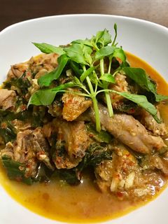 Foto resep •Ayam Masak Daun Melinjo• by Dapur Itha