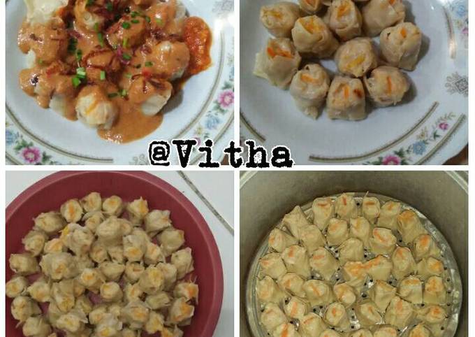 Resep Siomay Bumbu Kacang, Enak Banget