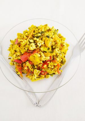 Une photo de Omelette brouillée vegan