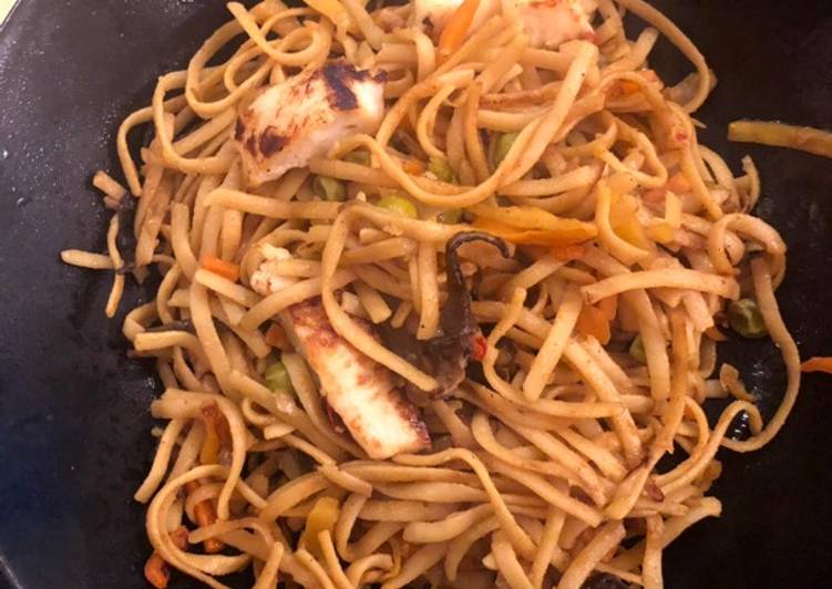 Wok de poulet