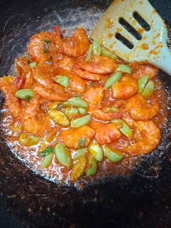 Foto resep Udang pete balado
