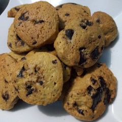 A picture of Chocolate chip cookies.