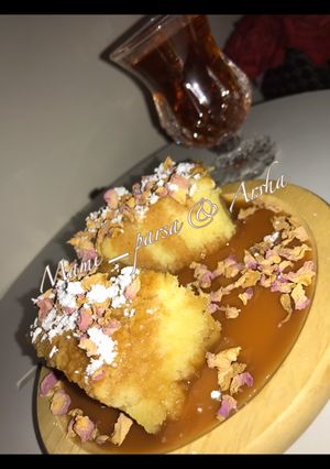 عکسی از دستور کیک زعفرونى _نسكافه اى