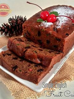 Foto resep Simple English Fruit Cake