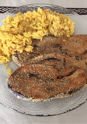 Una foto de Milanesas de berenjenas