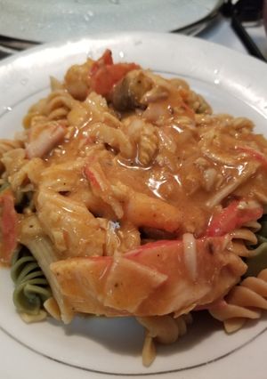 A picture of Seafood Pasta.
