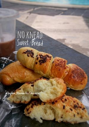 Foto resep No Knead Sweet Bread (Roti Tanpa Ulen)