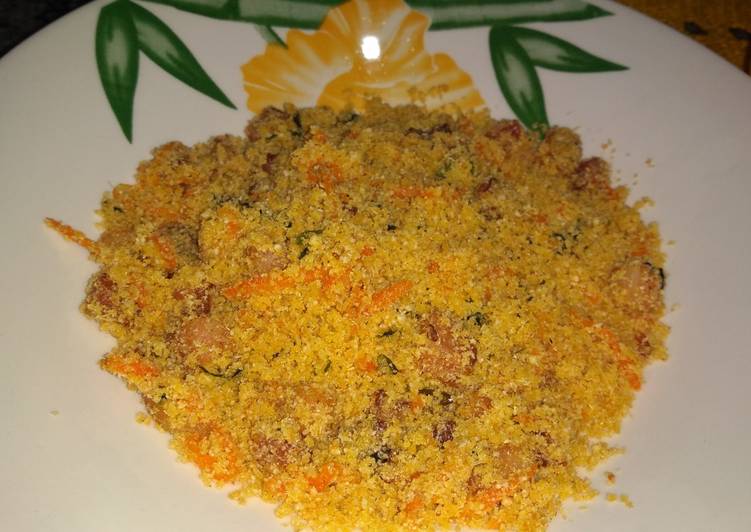 Farofa de bacon com cenoura - Tudogosreceitas