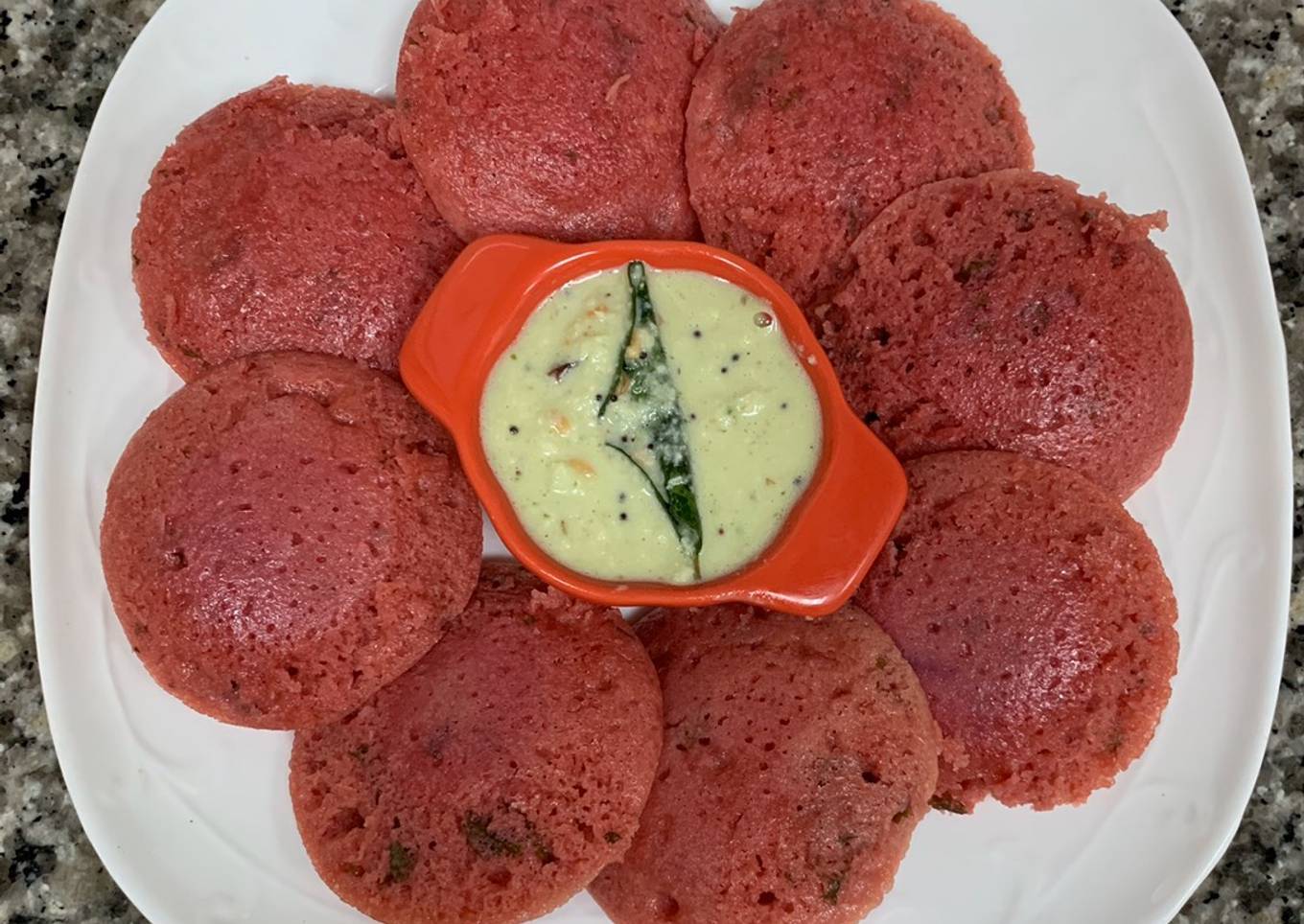 Beetroot Idli