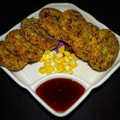 A picture of Corn potato tikki.