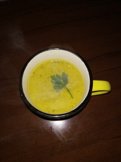 Una foto de Sopa de verduras cremosa