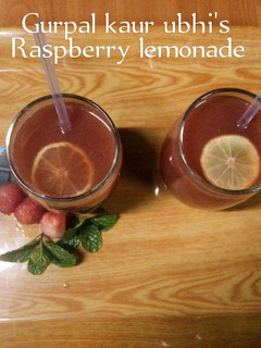 A picture of Raspberry lemonade.