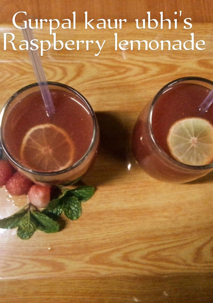 A picture of Raspberry lemonade.