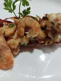 Mix de Langosta y Camarón al ajillo