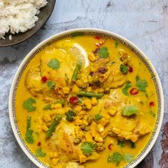 Kuku paka - African chicken curry A picture of Kuku paka - African chicken curry.