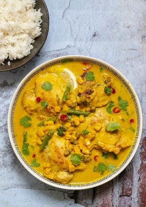 A picture of Kuku paka - African chicken curry.