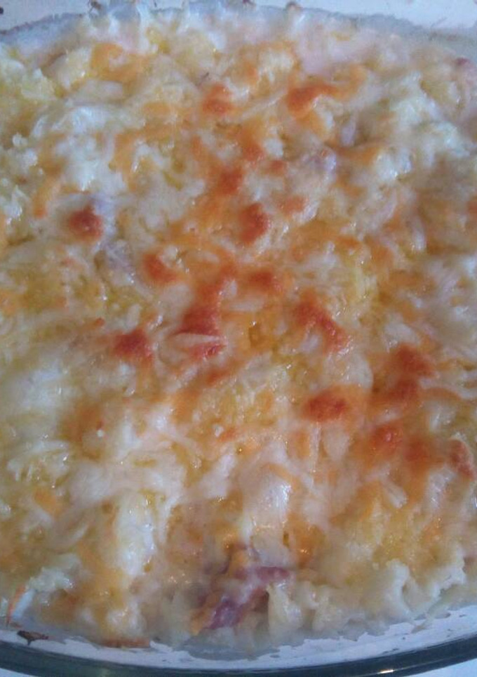 Una foto de Coliflor gratinada