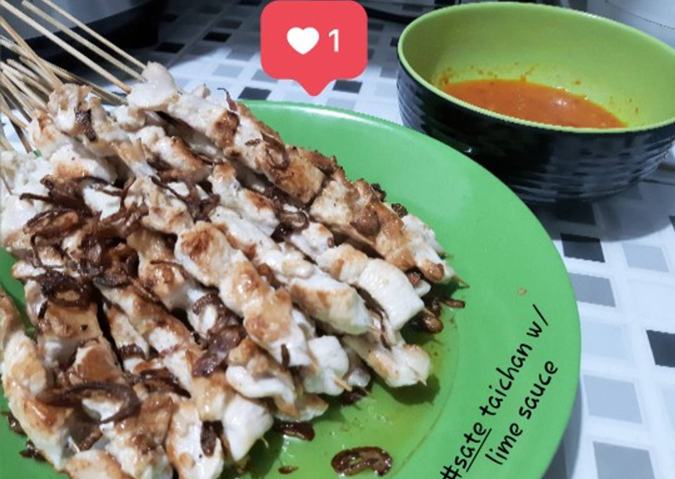 Sate taichan w/lime sauce