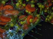 A picture of creamy mixed vegetables