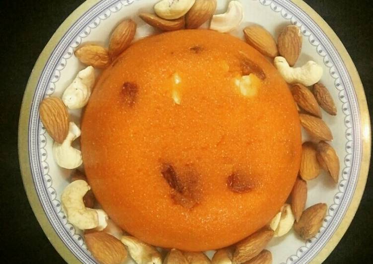 Steps to Make Award-winning Kesariya Suji Halwa