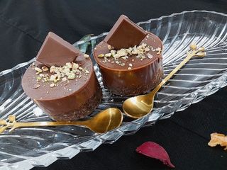 چیزکیک شکلاتی تکنفره
