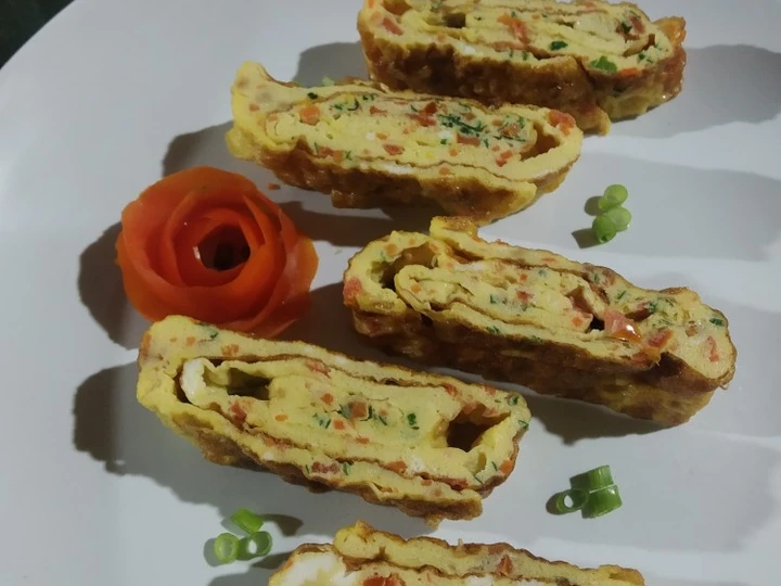 Langkah Gampang Membikin Resep Gyeran Mari (Telur Gulung ala Korea) yang Uenak Anti Ribet, Sempurna