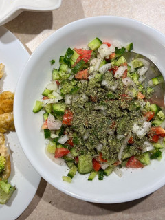 A picture of Shirazi salad 🥗.