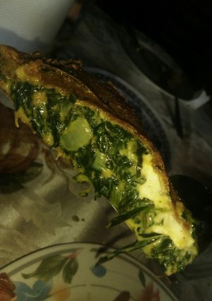 Una foto de Tarta de acelga cremosa