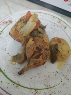 Una foto de Pollo asado