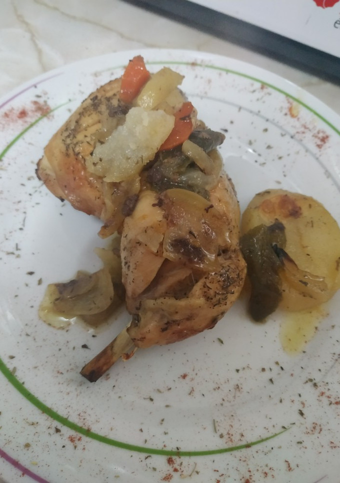 Una foto de Pollo asado