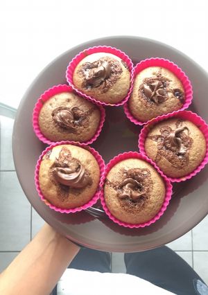 Une photo de Muffin double nutella