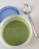 Crema de espinacas saludable