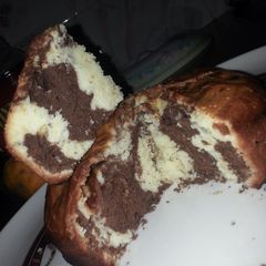 A picture of Tutti Fruiti Marble Cake.