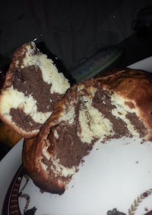 A picture of Tutti Fruiti Marble Cake.