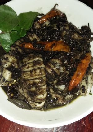 Foto resep Cumi masak Hitam