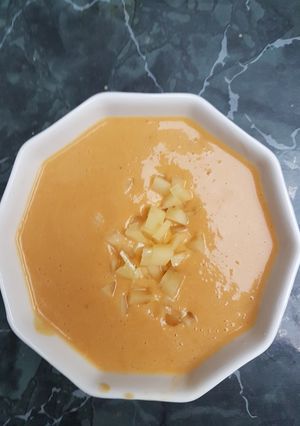 Una foto de Crema de garbanzos