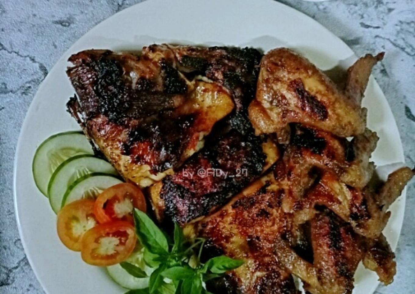 Iwak Ayam Panggang Sambel Kecap