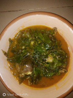 A picture of Oha soup.
